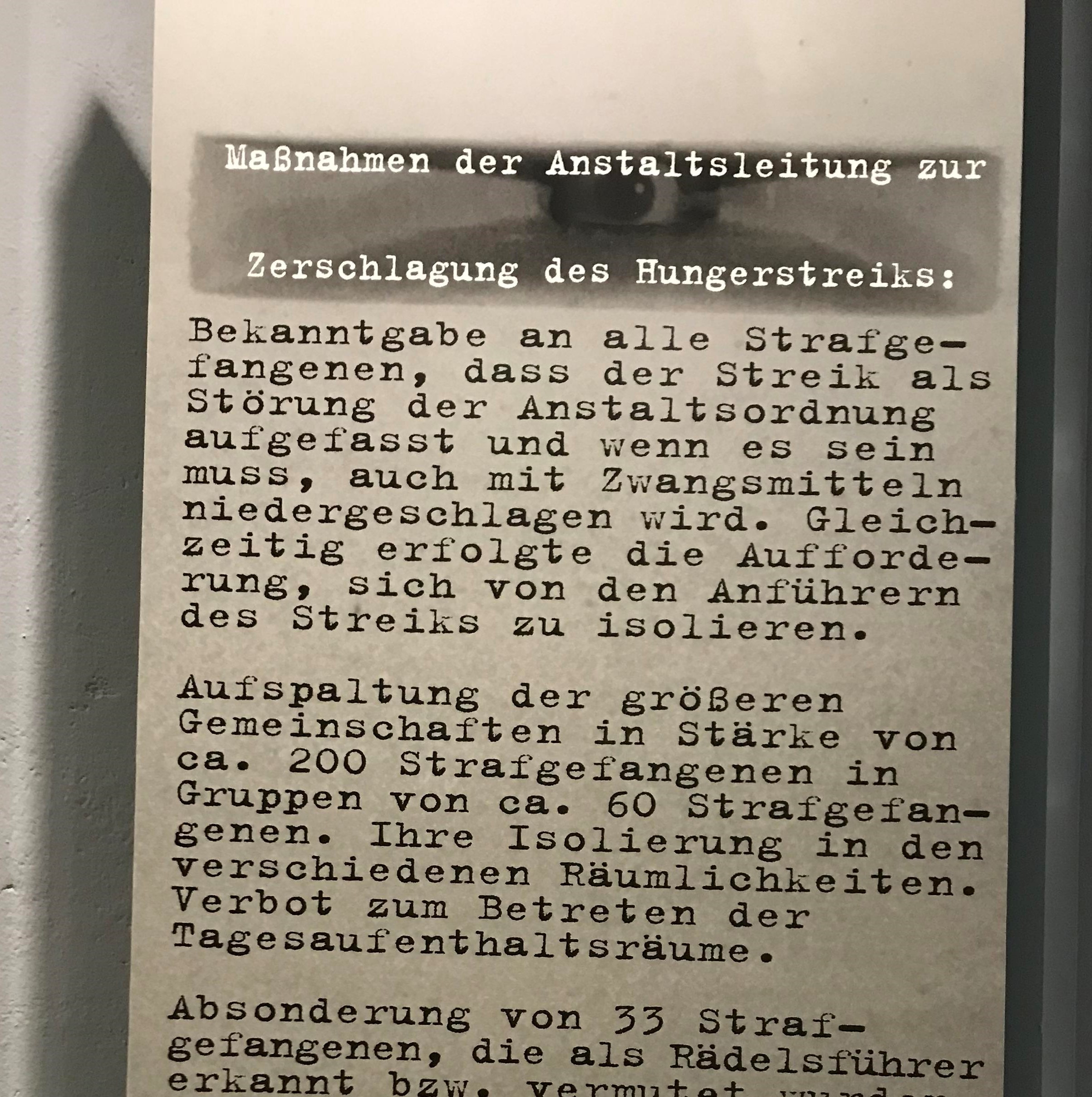 HUNGERSTREIK FÜR DIE FREIHEIT 1953