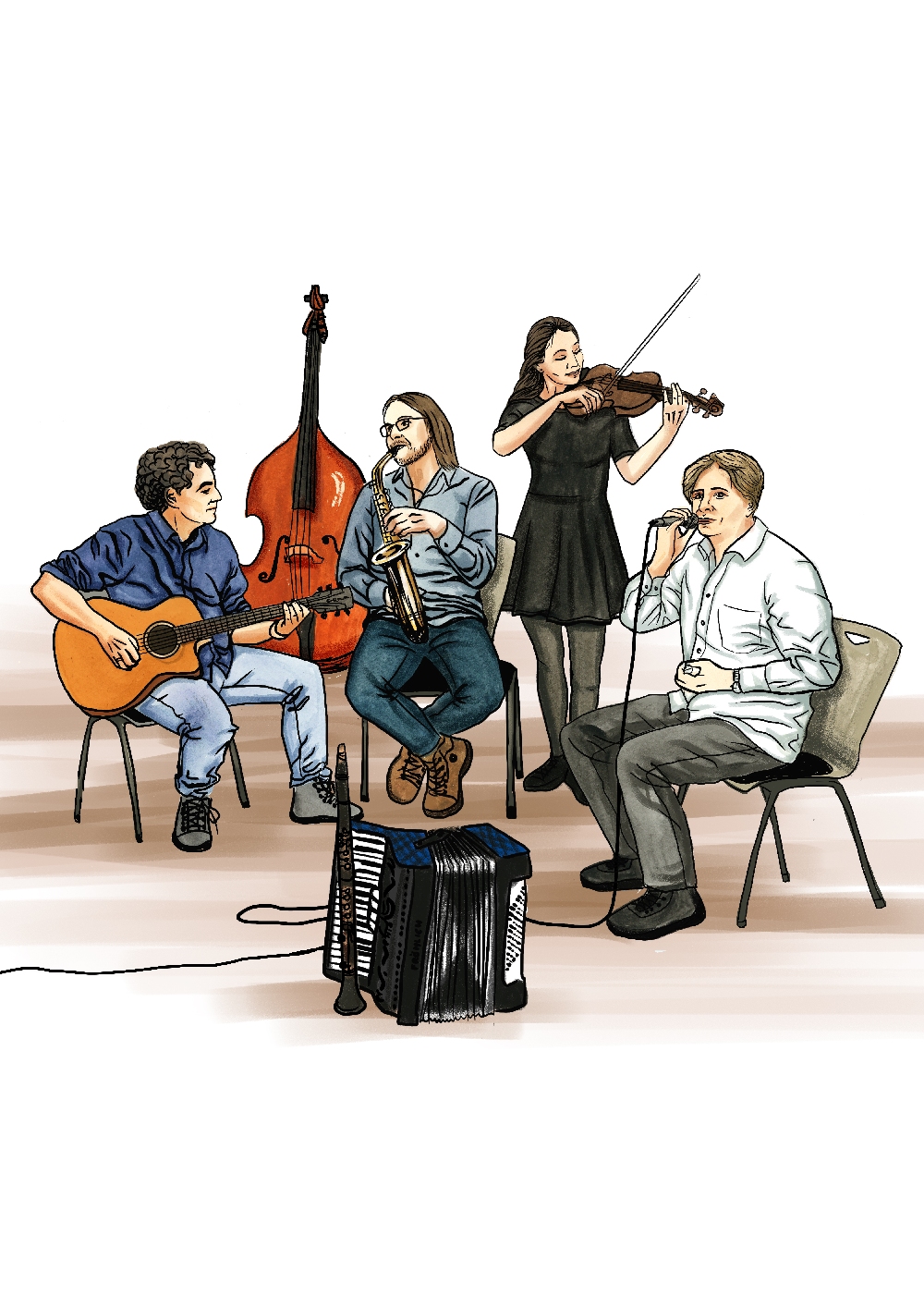 „Die Quadratur des Stuhlkreises“ – Musik-Kabarett mit ZwischenFall